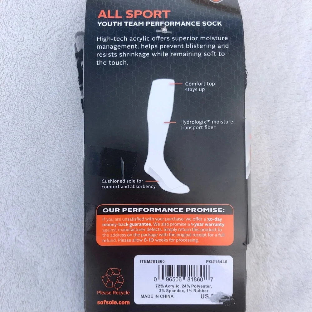 Camo New SOFSOLE  Socks-2 Pair Youth Size 10-4.5